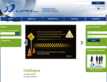 Tablet Screenshot of lopezhnos.com.ar